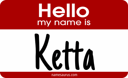 Hello my name is Ketta png download