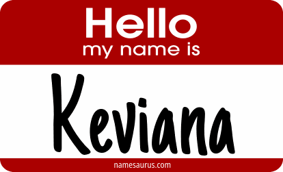 Hello my name is Keviana png download
