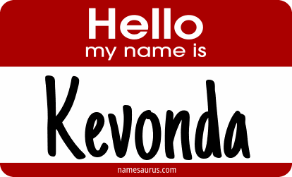 Hello my name is Kevonda png download