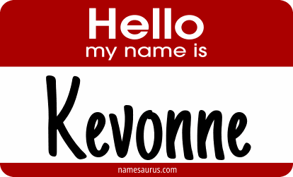 Hello my name is Kevonne png download