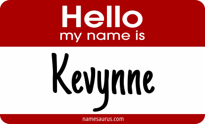 Hello my name is Kevynne png download