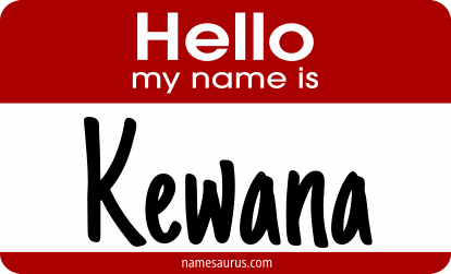 Hello my name is Kewana png download