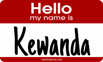 Hello my name is Kewanda png download