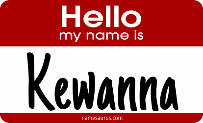 Hello my name is Kewanna png download