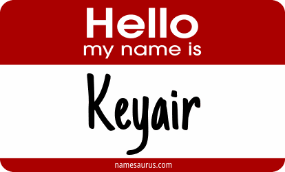 Hello my name is Keyair png download