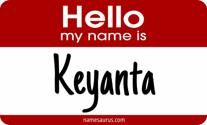 Hello my name is Keyanta png download