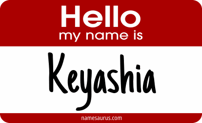 Hello my name is Keyashia png download