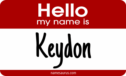 Hello my name is Keydon png download