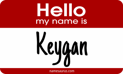 Hello my name is Keygan png download