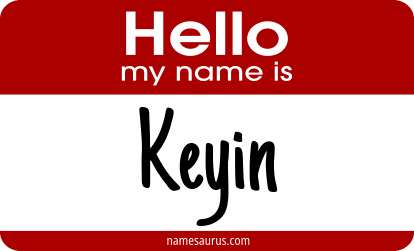 Hello my name is Keyin png download