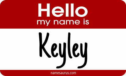 Hello my name is Keyley png download
