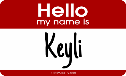 Hello my name is Keyli png download