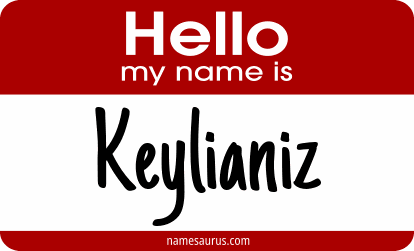 Hello my name is Keylianiz png download