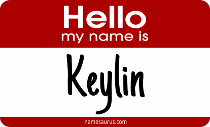 Hello my name is Keylin png download
