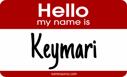 Hello my name is Keymari png download