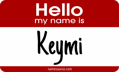 Hello my name is Keymi png download