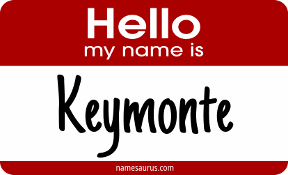 Hello my name is Keymonte png download