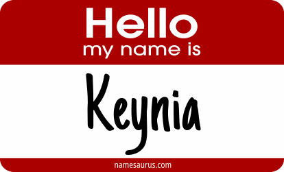 Hello my name is Keynia png download