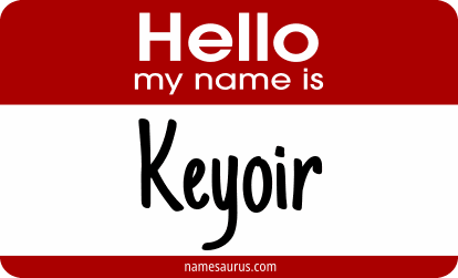 Hello my name is Keyoir png download