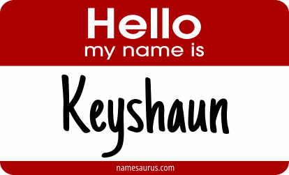 Hello my name is Keyshaun png download