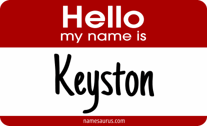 Hello my name is Keyston png download