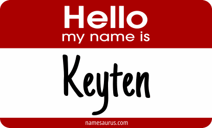 Hello my name is Keyten png download