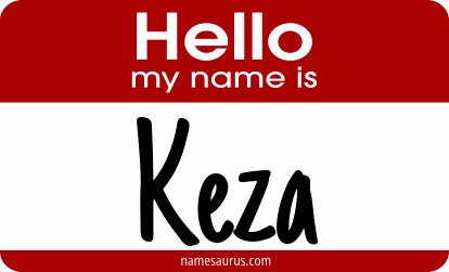 Hello my name is Keza png download