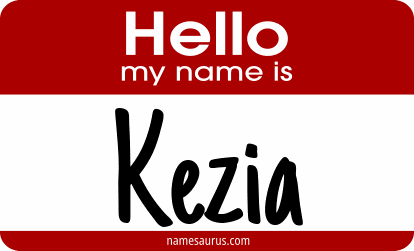 Hello my name is Kezia png download