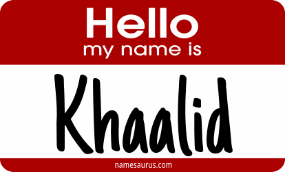 Hello my name is Khaalid png download