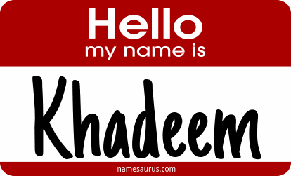 Hello my name is Khadeem png download