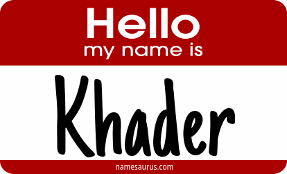 Hello my name is Khader png download