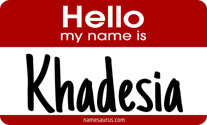 Hello my name is Khadesia png download