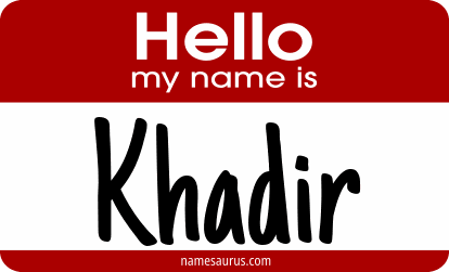 Hello my name is Khadir png download