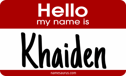 Hello my name is Khaiden png download