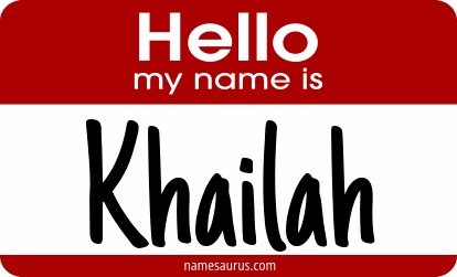 Hello my name is Khailah png download