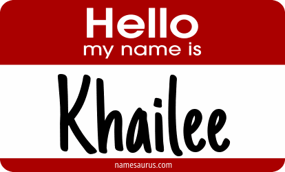 Hello my name is Khailee png download