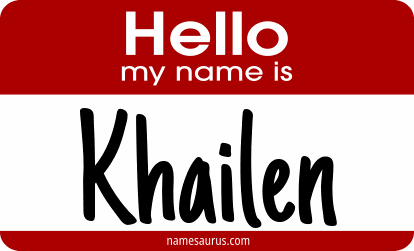 Hello my name is Khailen png download