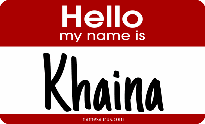 Hello my name is Khaina png download