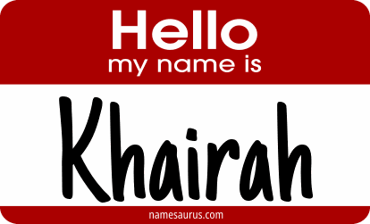 Hello my name is Khairah png download