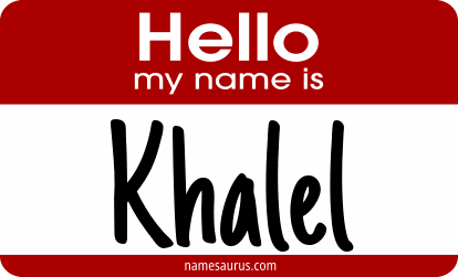 Hello my name is Khalel png download