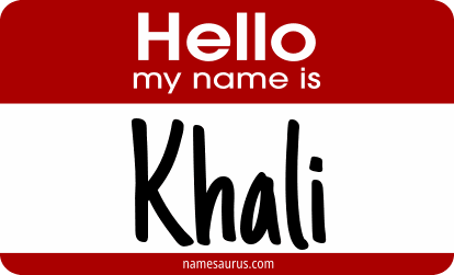 Hello my name is Khali png download