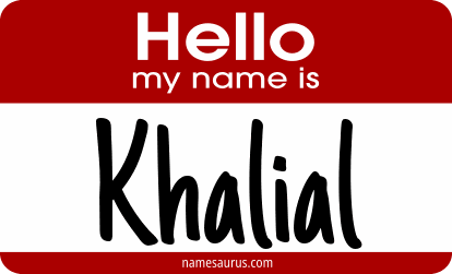 Hello my name is Khalial png download