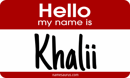 Hello my name is Khalii png download