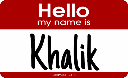 Hello my name is Khalik png download
