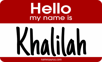 Hello my name is Khalilah png download