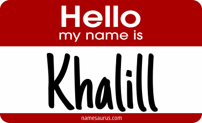 Hello my name is Khalill png download