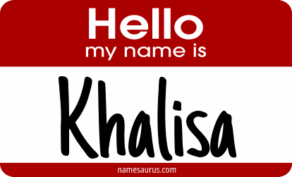 Hello my name is Khalisa png download