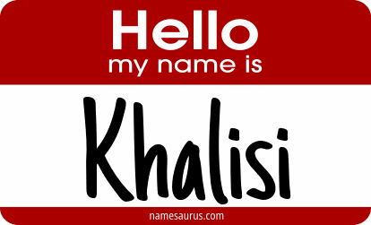 Hello my name is Khalisi png download