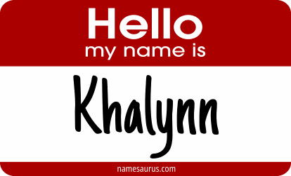 Hello my name is Khalynn png download