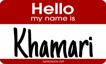 Hello my name is Khamari png download
